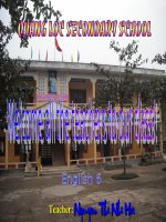 Giáo án tham khảo bồi dưỡng thao giảng Anh 6 Unit 4 Big or small  (1)