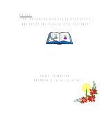 Phương pháp giảng dạy và huấn luyện đội  tuyển chạy Ngắn ở trường THCS