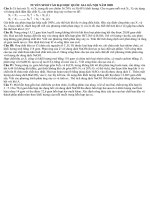 Đề thi vào chuyên Hóa khoa học tự nhiên năm 2009