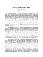 The Good Writing Guide