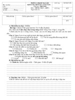 Đề Tiếng Việt 3 CKII-09-10