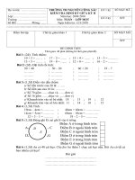 Đề Toán từ lớp 1 đến lớp 5 GKII-09-10