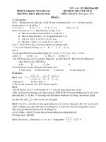 Một số đề thi HKII và thi thu vao 10