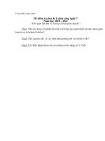 Đề+Đáp án kiểm tra hkI môn CN 7