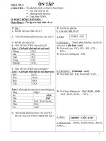 Giáo án bài giảng Hóa học 9