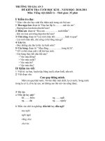 Cuối kỳ 2 khối 1