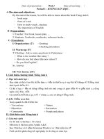 Giáo án bài giảng tiếng Anh lớp 6