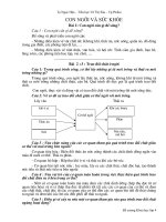 De cuong on tap li thuyet mon Khoa hoc lop 4- Hoc ki II