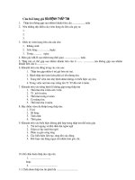 Câu hỏi lượng giá BÀI BỆNH THẤP TIM