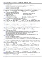 Tổng hợp VLHN từ đề thi 2007-2008-2009-2010