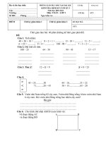 Ktra Toán CKI 10_11 Lớp 2