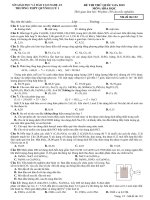 Đề thi thử THPT Quốc Gia lần 2 Quỳnh Lưu 1 năm 2015