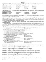 de thi thu tot nghiep so 1