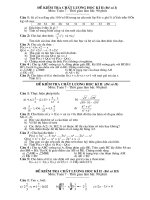 Bo de thi kiem tra chat luong hoc ki II