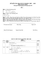 De kiem tra hoc ki II toan 8 co dap an