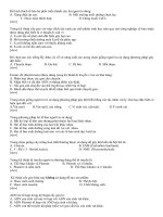 Trắc nghiệm chọn giống