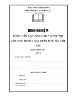 SKKN: Hướng dẫn học sinh lớp 5 luyện tập làm đơn