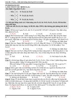 Bài tập trắc nghiệm chuyên đề hóa học oxit