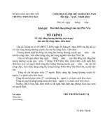 tờ trình nâng lương