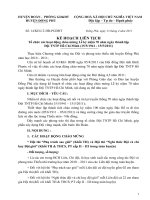 Kế hoạch tổ chức Lễ kỷ niệm 70 năm ngày thành lập Đội TNTP Hồ Chí Minh