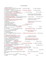 cau giao tiep co dap an