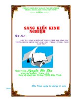 BIA SÁNG KIẾN KINH NGHIỆM