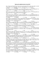 Một số bài tập trắc nghiệm về HCl