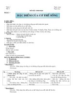 Giáo án sinh 6 tuần 1 - 21