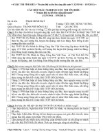 Đáp án bài dự thi