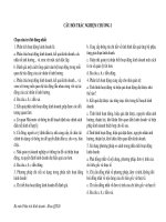 câu hỏi ôn tập môn Phân tích Kinh doanh