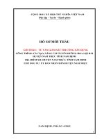 Hồ sơ mời thầu tư vấn giám sát