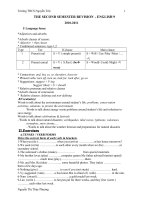 The 2nd Semester Revision-E9