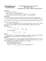 Đề thi HSG 6 NH 2010-2011