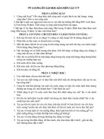 ĐÈ CƯƠNG ÔN TẬP HỌC KÌ II - LÍ 8