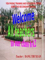 Bài giảng điện tử tham khảo thao giảng, thi GV anh 6 Unit 6 Places  (31)