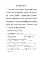 Bài tập bổ trợ và nâng cao tiếng Anh - Test 02