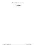 ĐỀ CƯƠNG ÔN TẬP HÓA 8 HK II