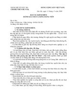 bản kiẻm điểm chất lượng đảng viên