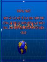 chuyên đề bồi dưỡng môn Thủ công& kĩ thuật Tiểu học