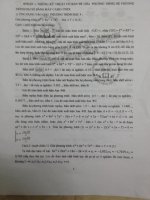 ứng dụng giải hệ phương trình, bất phương trình và hệ phương trình đại số bằng của máy tính casio 570fx