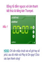 Những mẫu đồng hồ