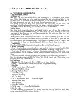 Kế hoạch tổ Công đoàn