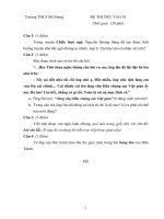 Đề thi thử vào lớp 10 môn Ngữ văn năm 2015 trường THCS Mỹ Hưng, Hà Nội