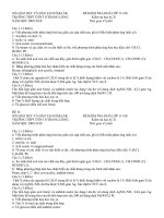 ktra mon hoa hoc ky 2 lop 11