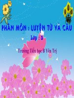 LTVC 5 - QUAN HỆ TỪ