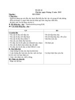 giáo án lớp 2 buổi chiều tuần 10