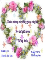 Bài giảng điện tử tham khảo thao giảng, thi GV anh 6 Unit 6 Places  (26)