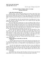 KẾ HOẠCH LIÊN ĐỘI