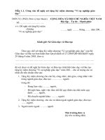 Hồ sơ xét ky niem chuong