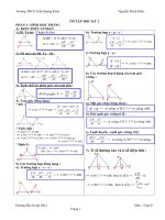 Ôn tập học kì 2 Toán 8